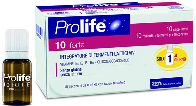 ZETA FARMACEUTICI SpA Prolife 10 Forte 10 flacone 8 ml