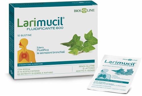 BIOS LINE SpA Larimucil Fluidific 600 10 bustine