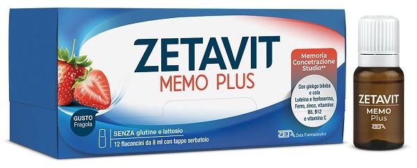 ZETA FARMACEUTICI SpA Zetavit Memo Plus 12 flacone 8 ml