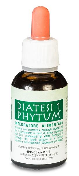 HOMEO SAPIENS Srl Diatesi 1 Phytum Gocce 30 ml