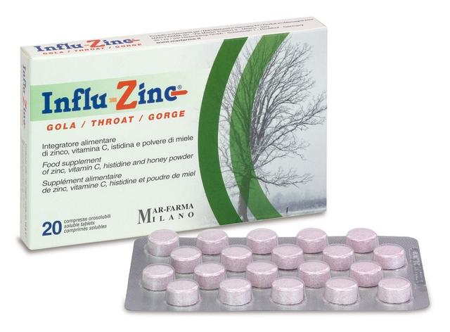 ND Influzinc Gola 20 compresse Orosol