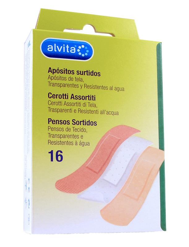 Alvita Alvita Cerotti Assortiti 16 Pezzi
