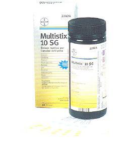 Siemens Diagn Multistix 10SG 25 Strisce Multitest