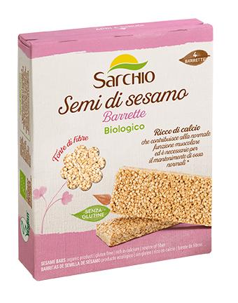 Sarchio Barrette Semi Di Sesamo 4X20 G