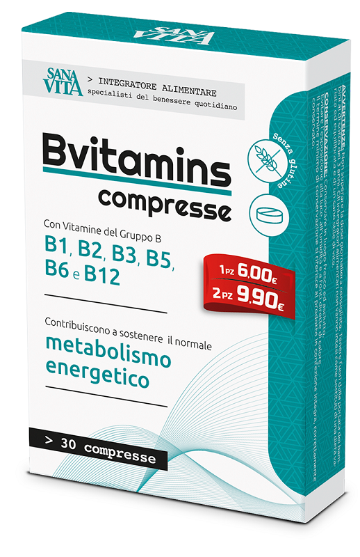 ND Sanavita Bvitamins 30 compresse