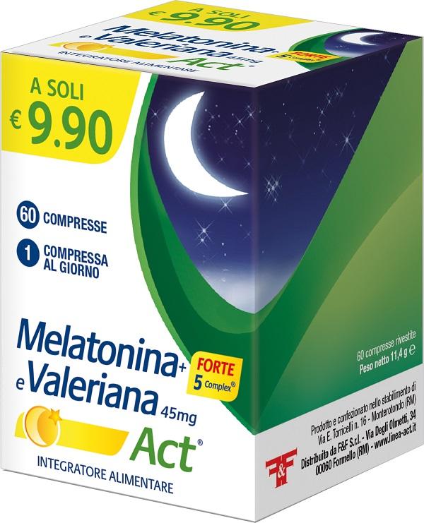 ND Melatonina Act +VAL+FT5C 60 compresse