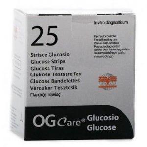 Biochemical System Intern Ogcare Glicemia 25 Strisce