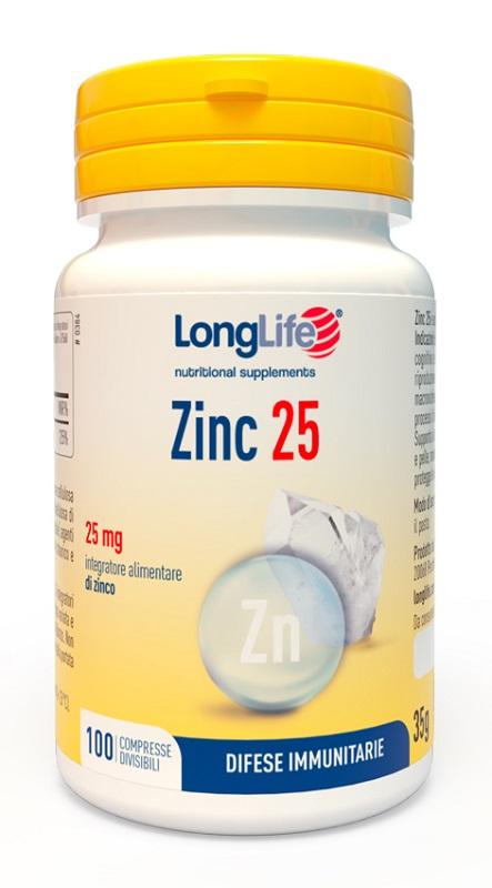 ND Longlife Zinc 25 mg 100 compresse