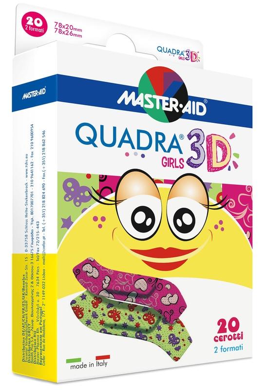 M-Aid M-AID Quadra 3D CER Girl Assort