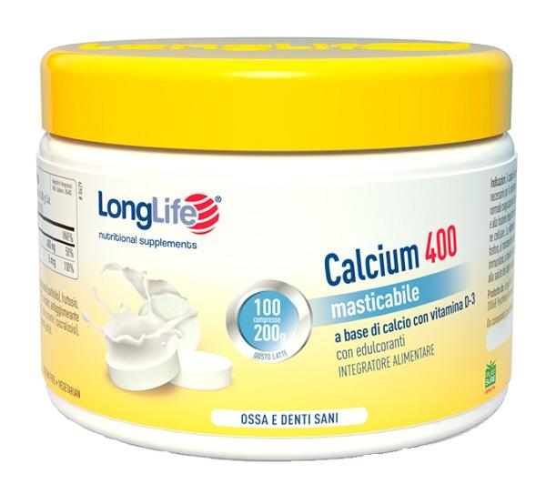 ND Longlife CALCIUM400 LATTE100CP