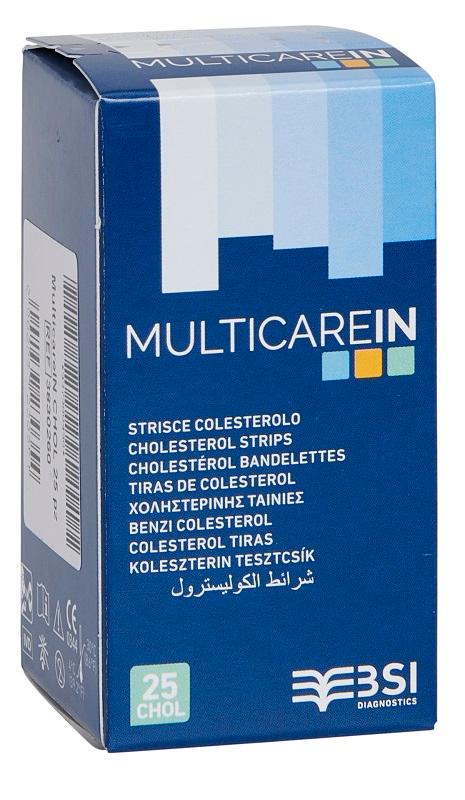 Biochemical System Intern Multicare IN Colesterolo 25 Strisce