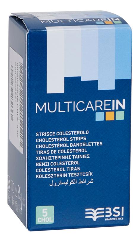 Biochemical System Intern Multicare IN Colesterolo 5 Strisce