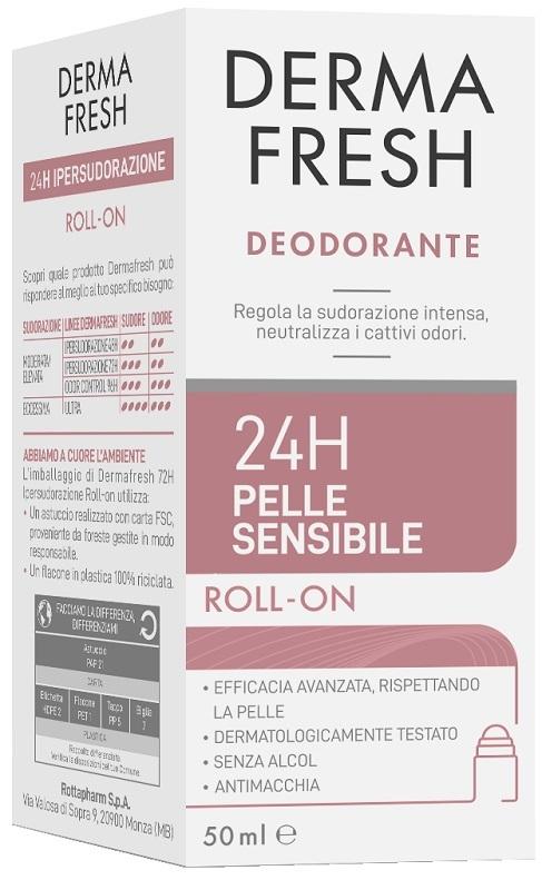 Meda Dermafresh 24H P/sens Roll 50 ml