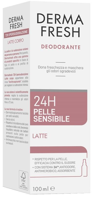 Meda Dermafresh 24H P/sens LAT 100 ml