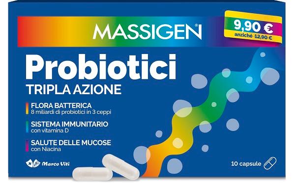 ND Massigen Probiotici 10 capsule 24OS