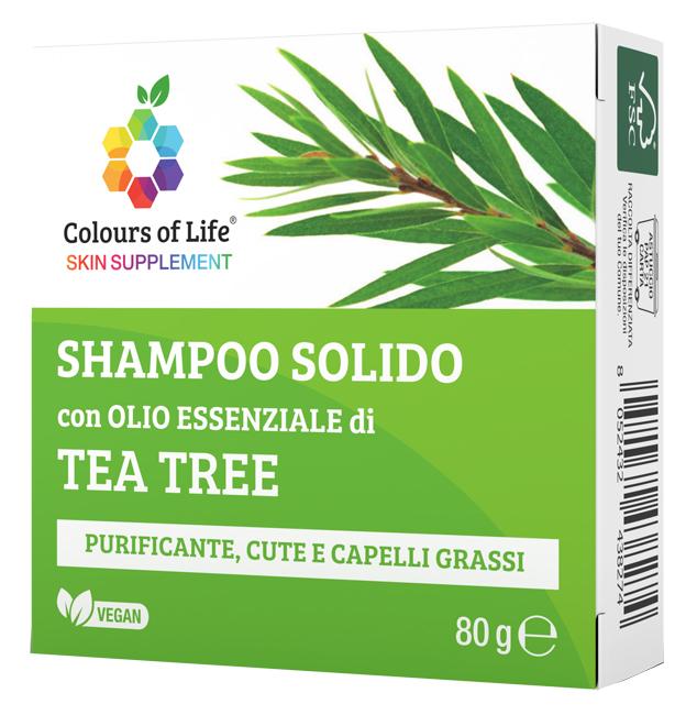 Optima Naturals Tea Tree Shampoo Solido 80 g Col