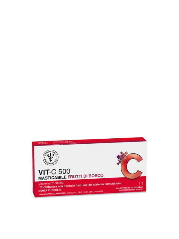 ND Lfp Vit C 500 Mastic FRUT20CPR