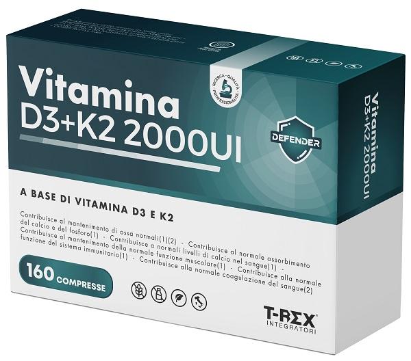 ND T-rex Vitamina D3+K2 2000 UI