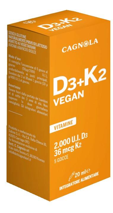 ND D3+K2 Vegan 2000 UI 20 ml