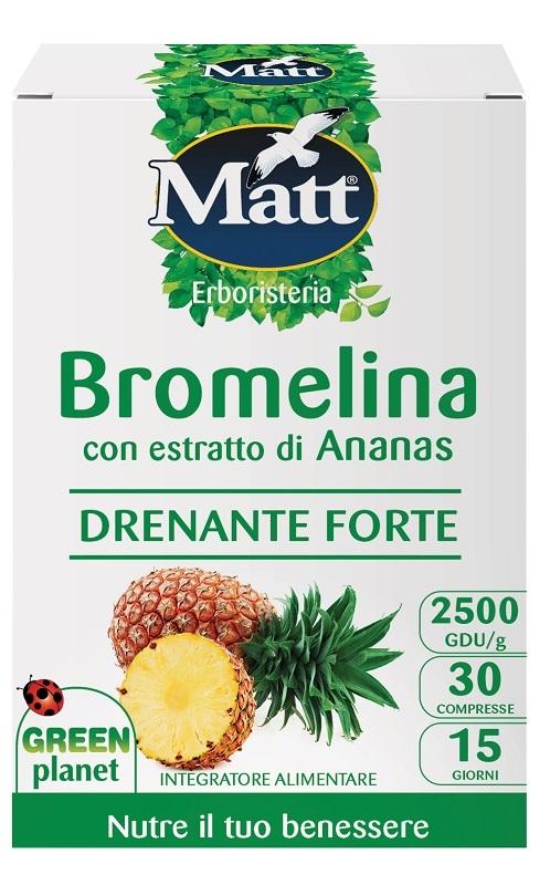 ND Matt Bromelina Dren Ft 30 compresse