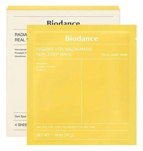 Orien Trade Ou Biodance Vita Niacinam Mask 4 Pezzi