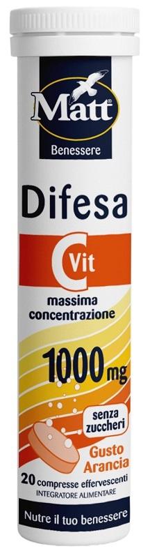 ND Matt Difesa Vit C 20 compresse Efferv