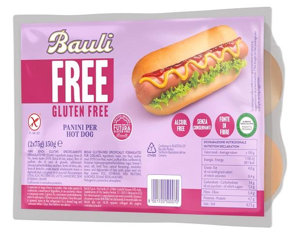 Bauli Bauli Free Panini Hot Dog 2 Pezzi