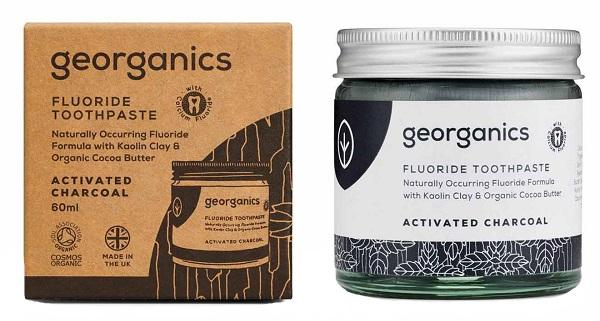 Georganics Dentifricio Fluoro Pasta Carb