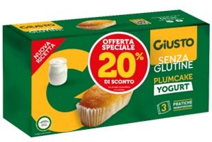Farmafood Giusto S/g Plumcake Yog 3X40 G