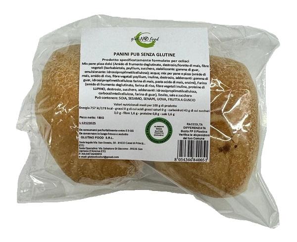 Glutino Food Panino Pub 2 Pezzi 90 g