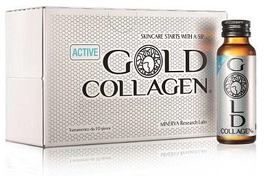 458B Gold Collagen Active 10 flacone
