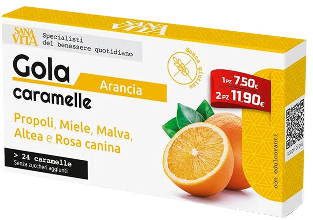 ND Sanavita Gola Arancia 24 compresse