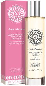 Cosmesi Siciliana Peonia E Pescanoce Acqua Profumo