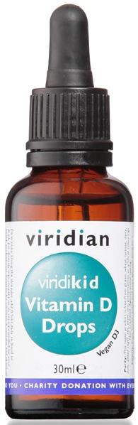 ND Viridian Vitamin D3 400IU gocce