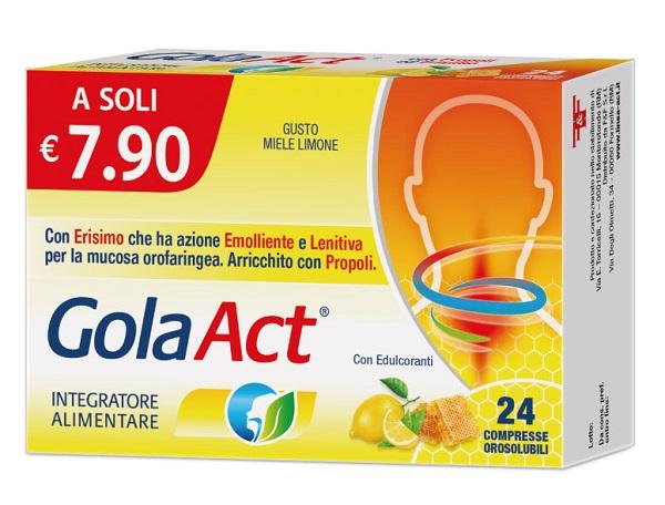 ND Gola Act Miele Limone 24 compresse