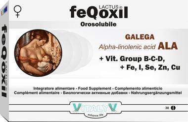 ND Feqoxil Lactus 30 compresse Mastic