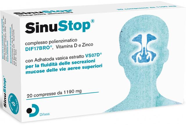 ND Sinustop 20 compresse 1190 mg