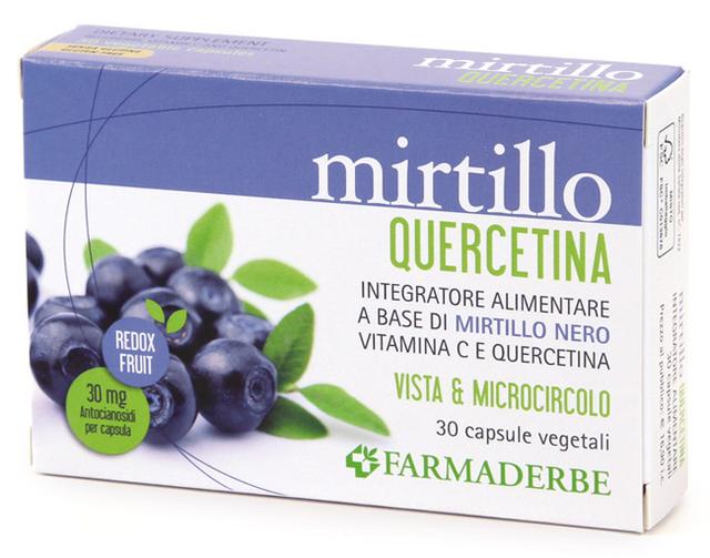 ND Mirtillo Quercetina 30 capsule Veg
