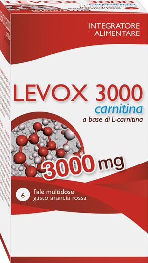 ND Levox 3000 Carnitina 6 flacone