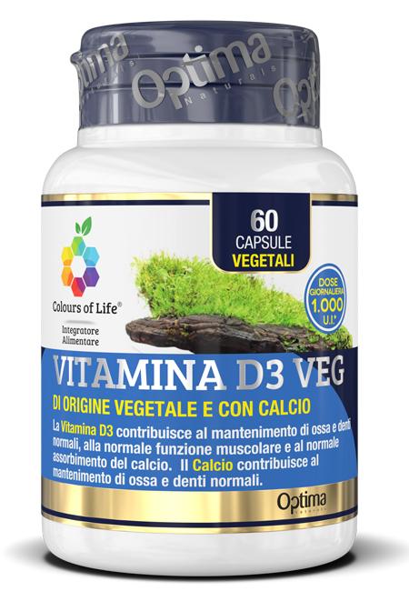 ND Vitamina D3 Veg 60 capsule Colours