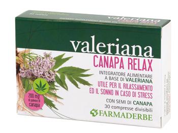 ND Valeriana Canapa Relax 30 compresse