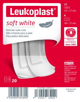 Essity Leukoplast Soft White 20 Pezzi ASS