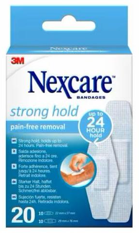 Nexcare Nexcare Cer Strong Hold 20 Pezzi