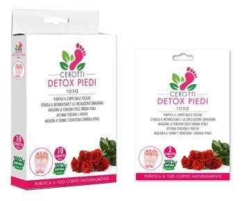 Cerotti Cerotti Detox Piedi Rosa 2 Pezzi