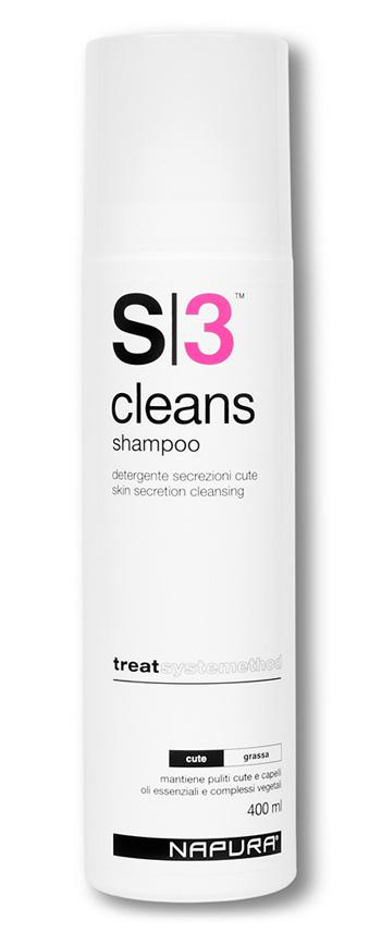 208A NAPURA S/3 CLEANS SHAMPOO400ML