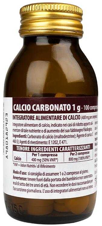 ND Calcio Carbonato Nf 1 g 100 compresse