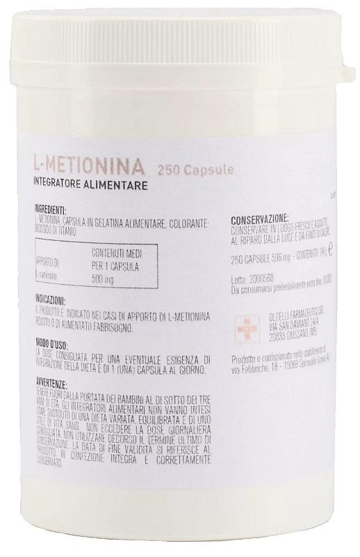 ND L-metionina 500 mg 250 capsule