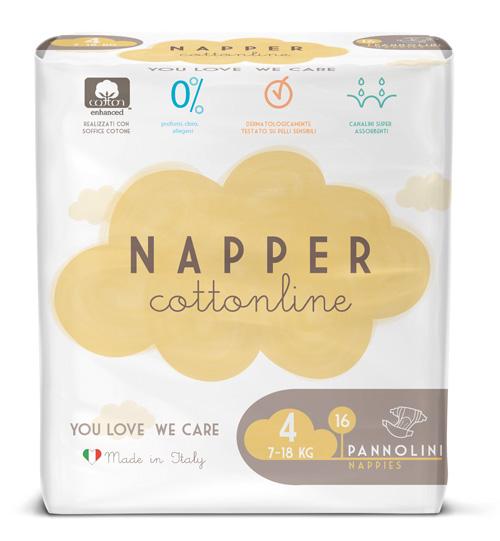 Napper Napper Cottonline Maxi 16 Pezzi
