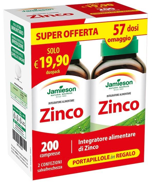 ND Jamieson Duopack Zinco 200 compresse