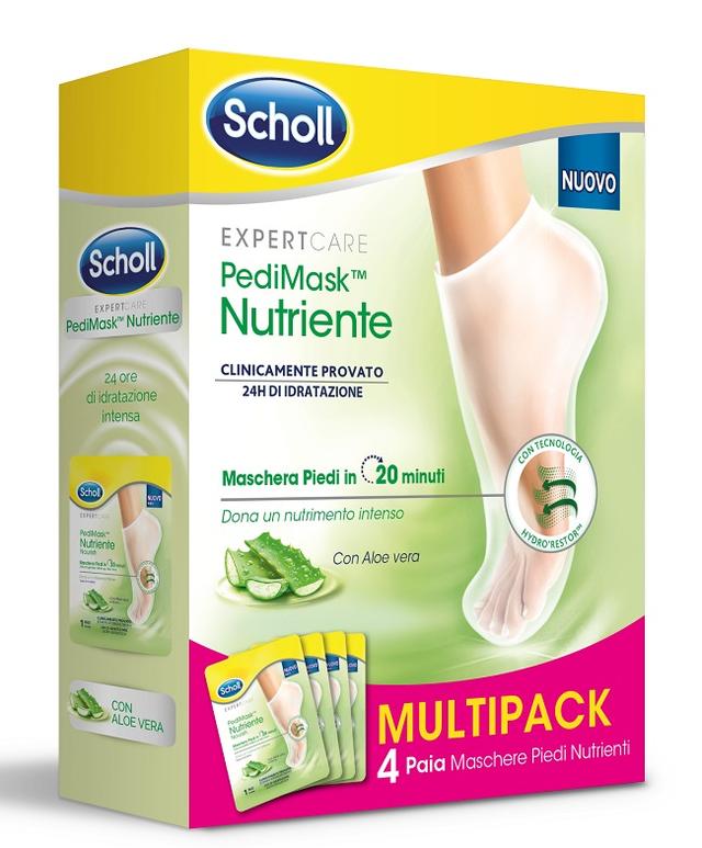 Dr Scholl'S Pedimask Nutriente Aloe Vera 4P